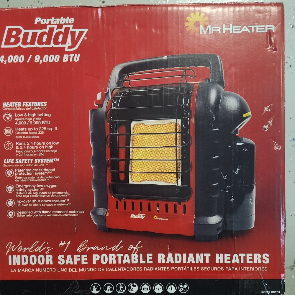 Mr. Heater Portable Buddy 9000 BTU Propane Heater MH9BX